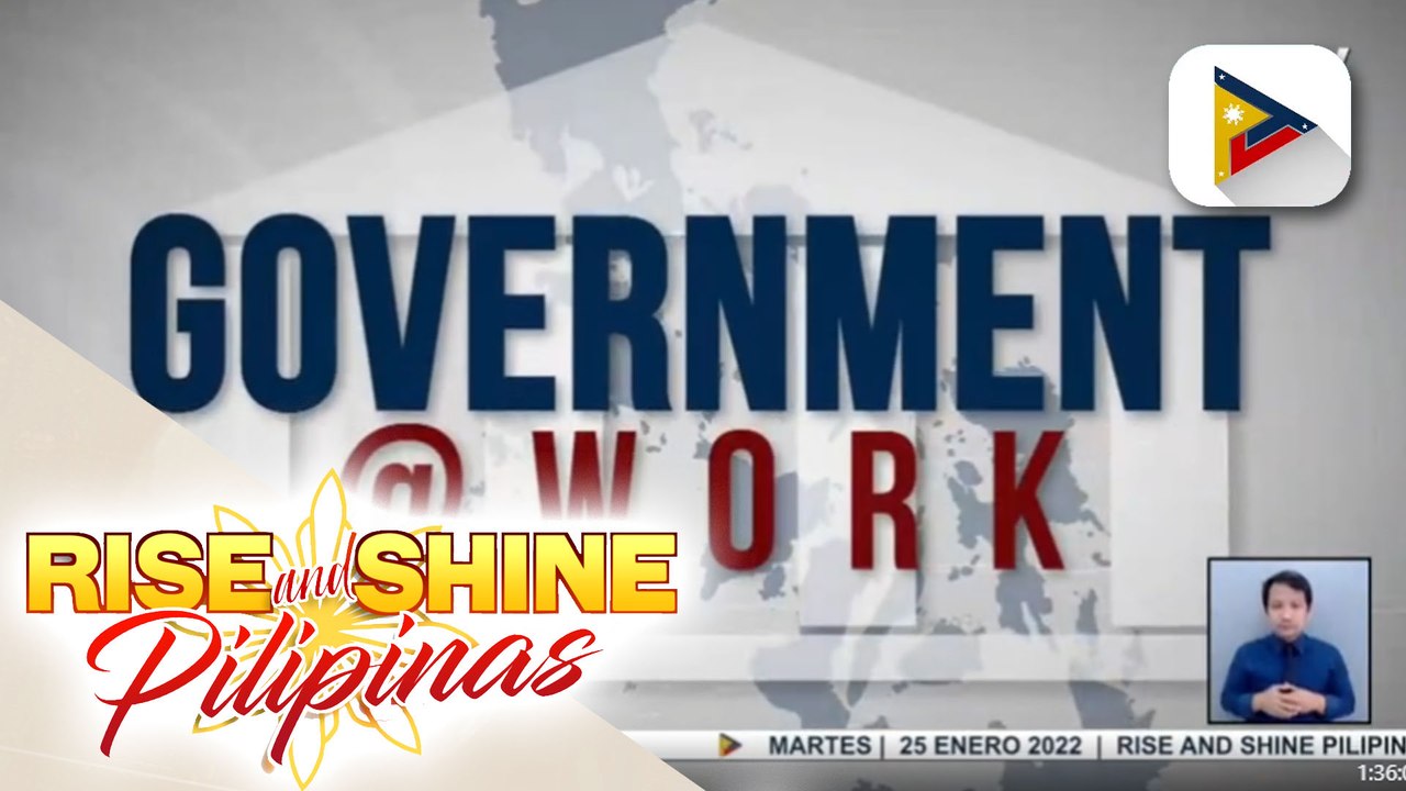 GOVERNMENT AT WORK: Nasa 2,500 family food packs, naipamahagi sa Leyte; Relief ops para sa mga biktima ng bagyong Odette, patuloy; QC LGU, may teleconsult program para sa fur parents