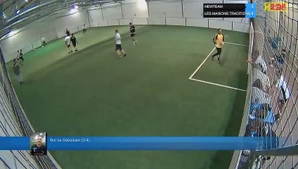 But de Sébastien  (3-4) - NEWTEAM Vs LES MAISONS TRADITIONS - 24/01/22 19:00 - LIGUE 3