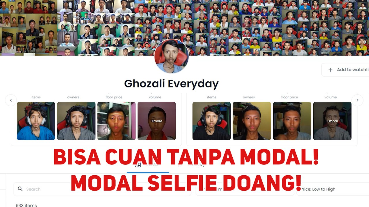 Tutorial Cara Menjual NFT di OpenSea, Dijamin Cuan Kayak Ghozali Everyday!