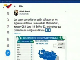 COVID-19 | Venezuela registra 1.820 casos comunitarios, 3 importados y 448.969 pacientes recuperados