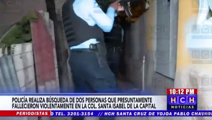 Download Video: Cuerpos policiales patrullan sector de La Cuesta donde habrían asesinado a dos personas