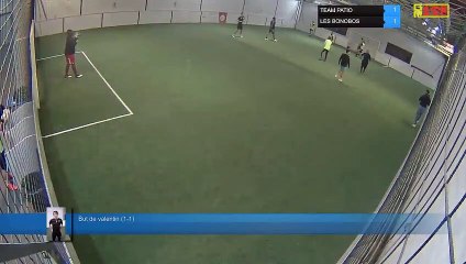 But de valentin (1-1) - TEAM PATIO Vs LES BONOBOS - 24/01/22 20:00 - LIGUE 1 - Poitiers Game Parc