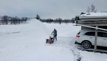 Snow sweeps across the Great Lakes and into the Northeast