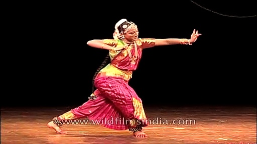 A graceful Bharatnatyam performance