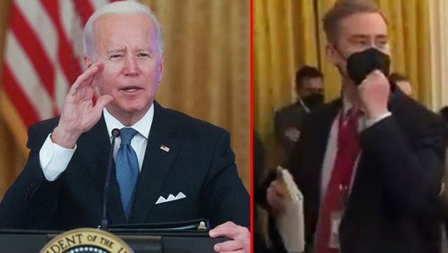 ABD Başkanı Biden kendisine enflasyonla ilgili soru soran muhabire küfür etti