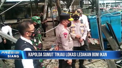 Kapolda Sumut Tinjau dan Jenguk Korban ledakan bom ikan di Sibolga