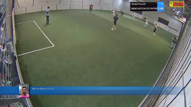 But de Benoit (4-3) - TEAM POLUX Vs RENOVATION DU PATRIMOINE - 24/01/22 21:00 - LIGUE 1