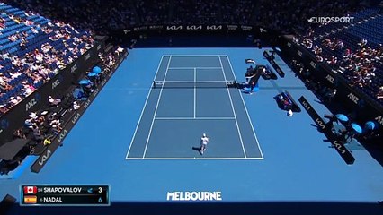 "Vous êtes tous corrompus" : Shapovalov s'en prend à l'arbitre, trop clément à son goût envers Nadal