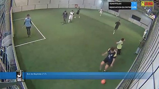 But de Baptiste (7-7) - TEAM POLUX Vs RENOVATION DU PATRIMOINE - 24/01/22 21:00 - LIGUE 1