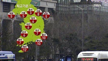 [프레스룸 날씨] 오후까지 전국 곳곳 눈·비…오늘도 큰 추위 없어