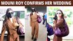 Mouni Roy Heads To Goa For Her Wedding, Interacts With Paparazzi