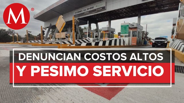 Usuarios se oponen al sistema Ponchallantas en el circuito exterior mexiquense
