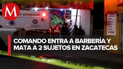 Abren fuego contra barbería en Guadalupe, Zacatecas; hay dos muertos