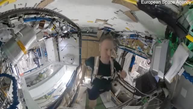 Así se mantienen en forma los astronautas en el espacio