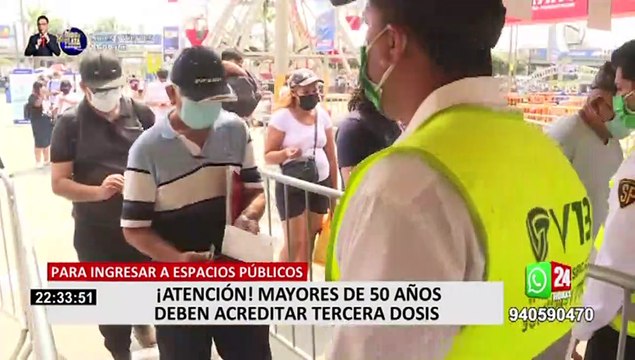 ¡Atención! Mayores de 50 años deberán acreditar las tres dosis para ingresar a espacios cerrados