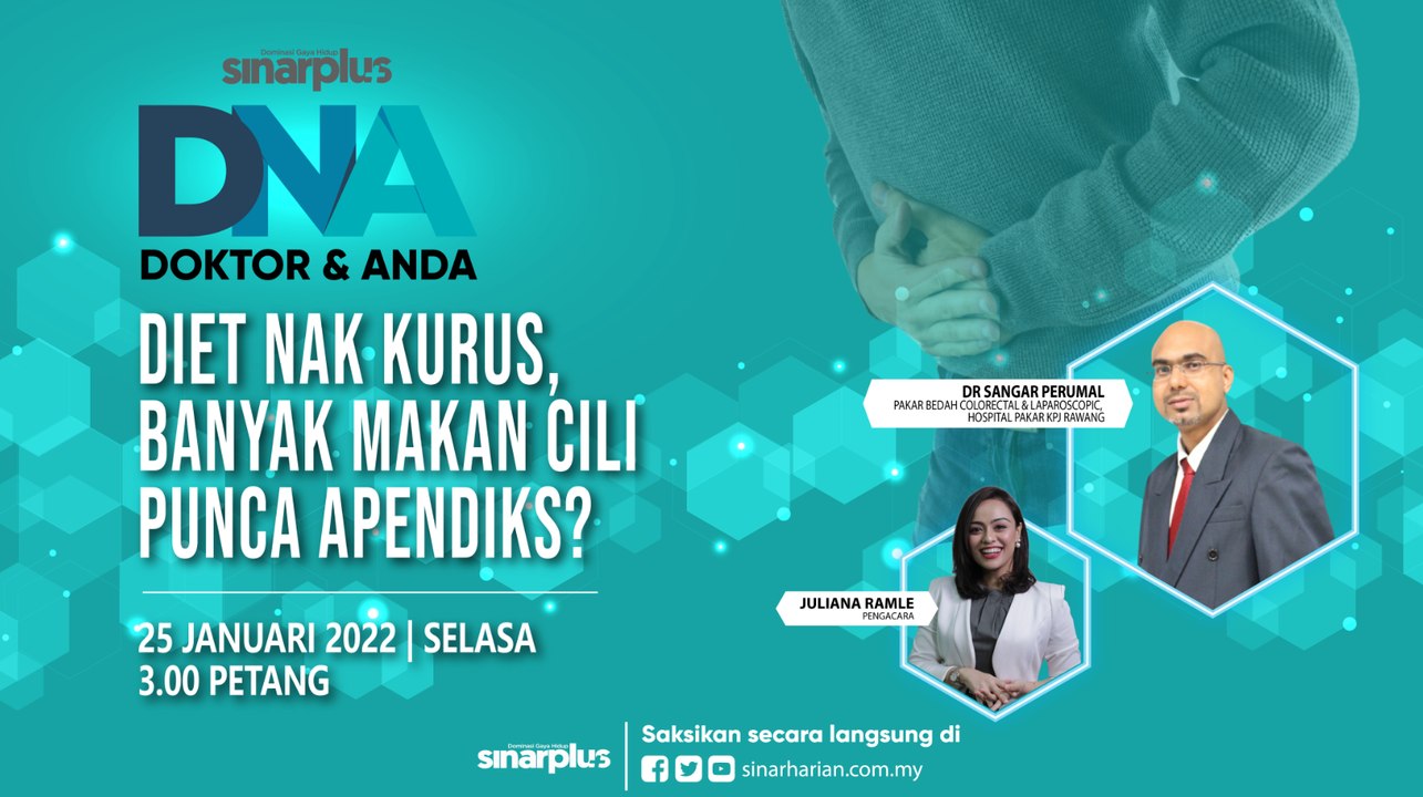 Betul ke suka makan cili boleh sebabkan apendiks?