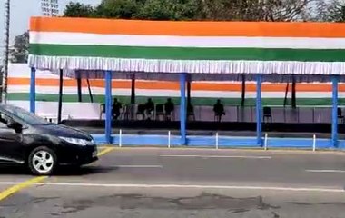 রেড রোডে চলছে প্রজাতন্ত্র দিবসের শেষ পর্যায়ের প্রস্তুতির কাজ  | Oneindia Bengali