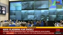 SON DAKİKA: İstanbul Havalimanı'nda uçuşlara kar engeli