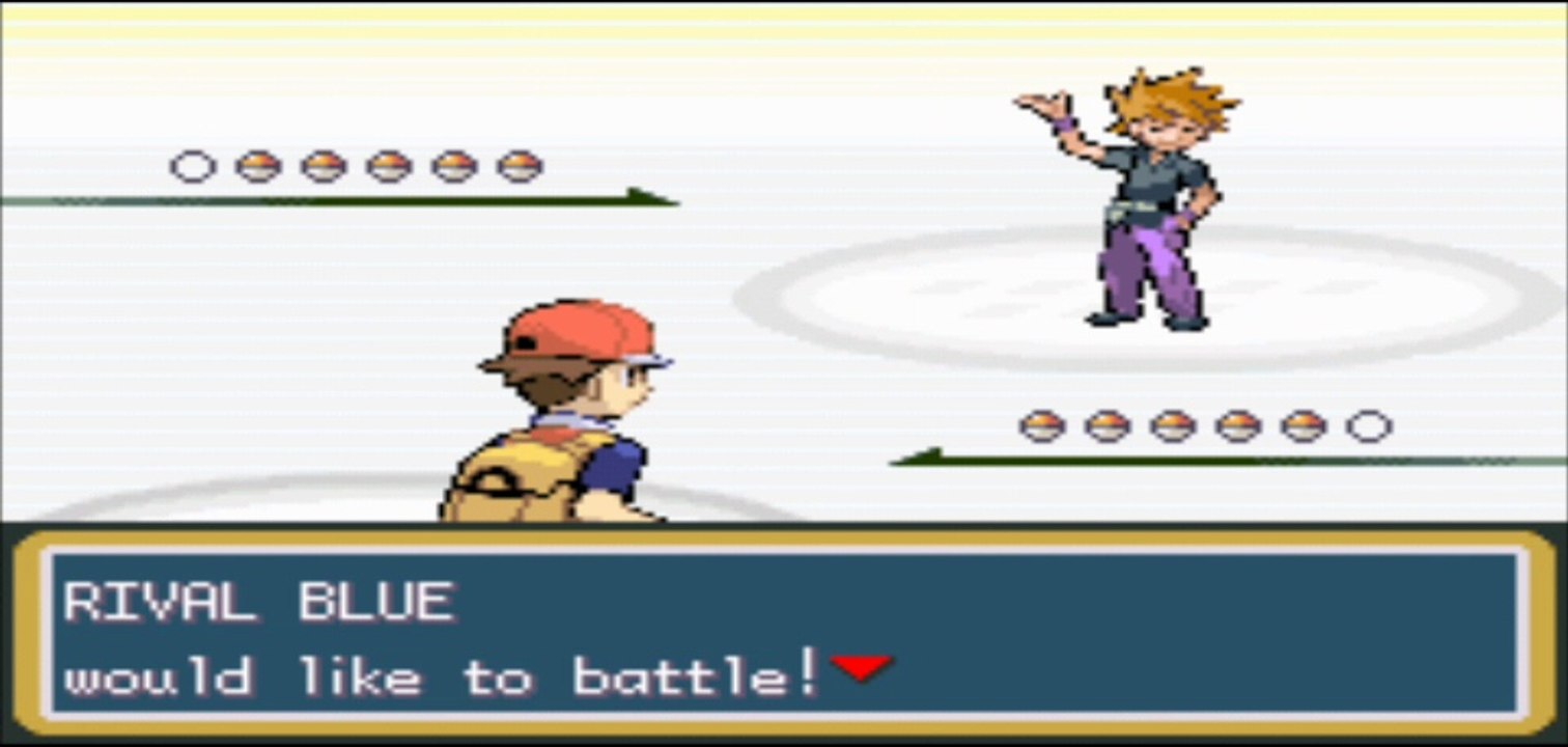 Pokemon Fire Red - Rival 6th Battle: Blue