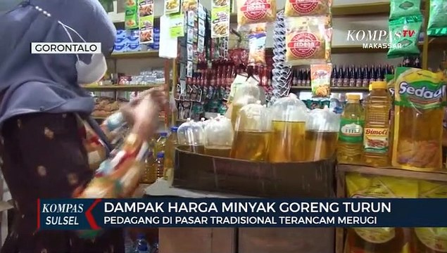 Harga Minyak Goreng Turun,Pedagang Di Pasar Tradisional Merugi