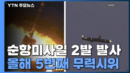 北, 오늘 오전 내륙 지상에서 순항미사일 2발 발사 / YTN