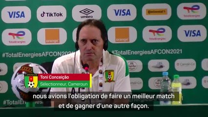 8es - Toni Conceição, sélectionneur du Cameroun : "Nous ne sommes pas satisfaits"