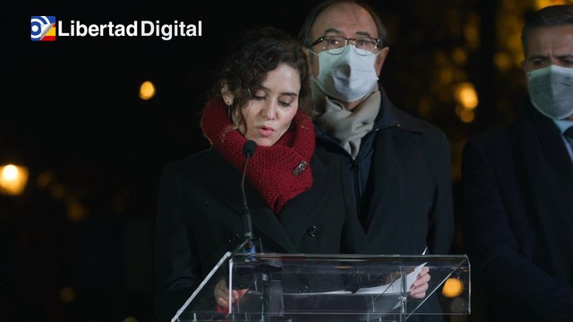 Ayuso denuncia la infamia del Gobierno por sus relaciones con los herederos de ETA