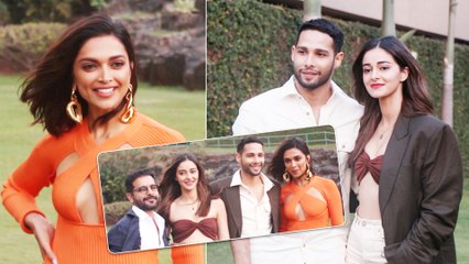 Deepika Padukone Flaunts Her Glamorous Look In Orange Dress For ‘Gehraiyaan’ Promotions