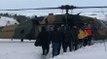 Kalp krizi geçiren hastaya askeri helikopter desteği