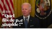 Joe Biden insulte un journaliste de Fox News qui l'avait interrogé sur l'inflation