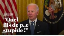 Joe Biden insulte un journaliste de Fox News qui l'avait interrogé sur l'inflation