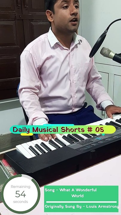 What A Wonderful World (Cover) | (Daily Musical Shorts #05) | Acorn Wolve | #Shorts