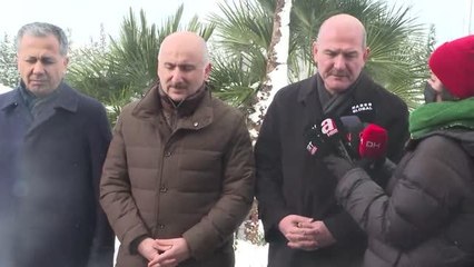 İçişleri Bakanı Soylu'dan İstanbul'daki kar yağışına ilişkin açıklama Açıklaması