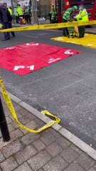 Scene of 212 bus crash in Chingford Credit: Muzzi Ozcan