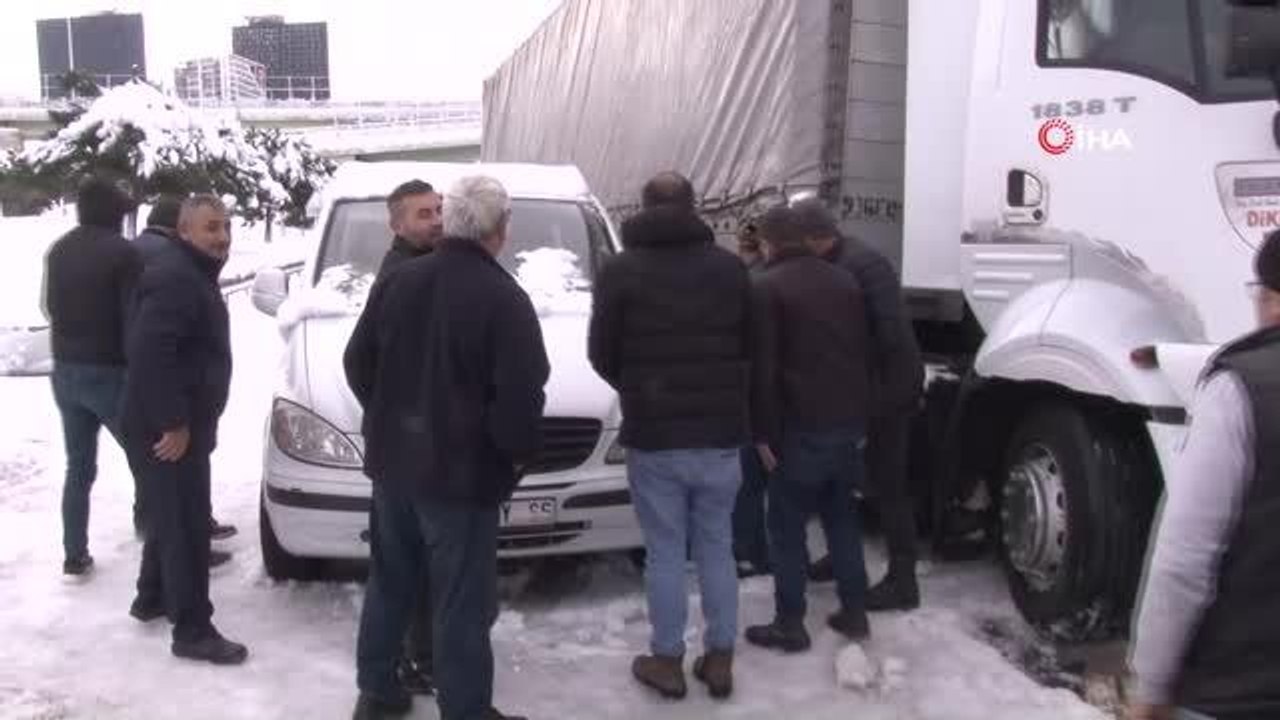 Basın ekspreste sürücülerin bekleyişi sürüyor... 'Bayburtlu amcadan İmamoğlu'na ilginç tepki