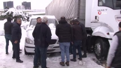 Basın ekspreste sürücülerin bekleyişi sürüyor... 'Bayburtlu amcadan İmamoğlu'na ilginç tepki