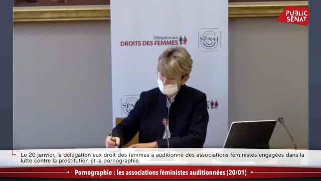 Pornographie : les associations féministes auditionnées - Les matins du Sénat (25/01/2022)