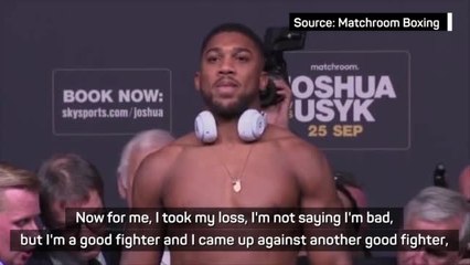 'Biggest draw' Joshua intends to keep pursuing dreams