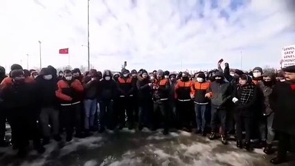 Trendyolexpress çalışanlarından Yenikapı ve Maltepe'de eylem: "Zamlar revize edilsin"