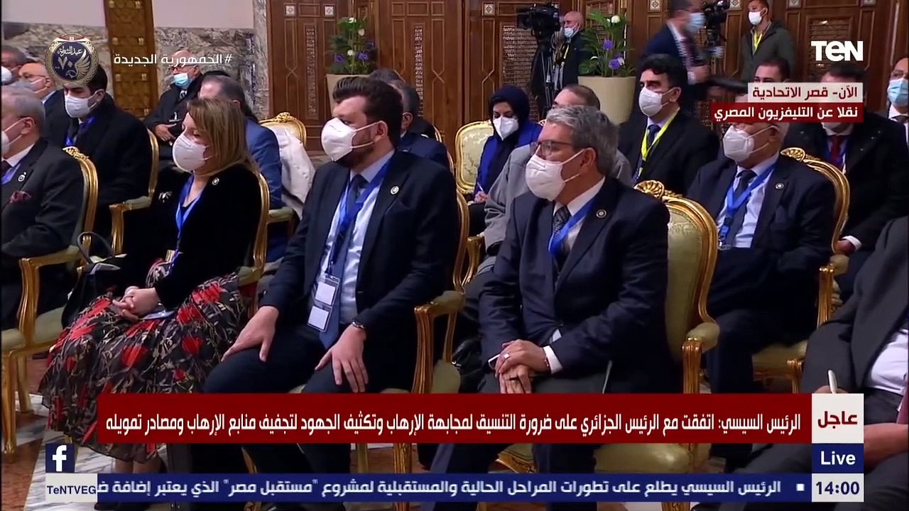 السيسي: اتفقت مع الرئيس تبون على أهمية التوصل لاتفاق حول سد النهضة