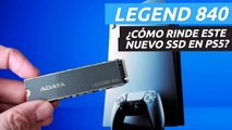 Probamos en PS5 el SSD ADATA Legend 840. ¿Hay DIFERENCIAS con el disco interno?