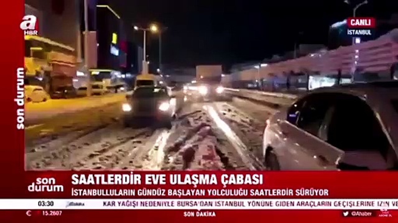A Haber ekibine canlı yayında soğuk duş!