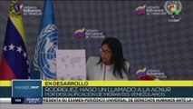 Vicepresidenta de Venezuela presenta Examen Periódico Universal de DD.HH. en la ONU