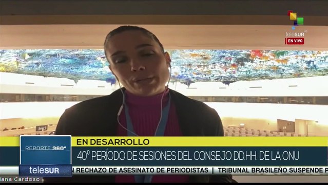 Venezuela presentó informe en Consejo de DD.HH. de la ONU