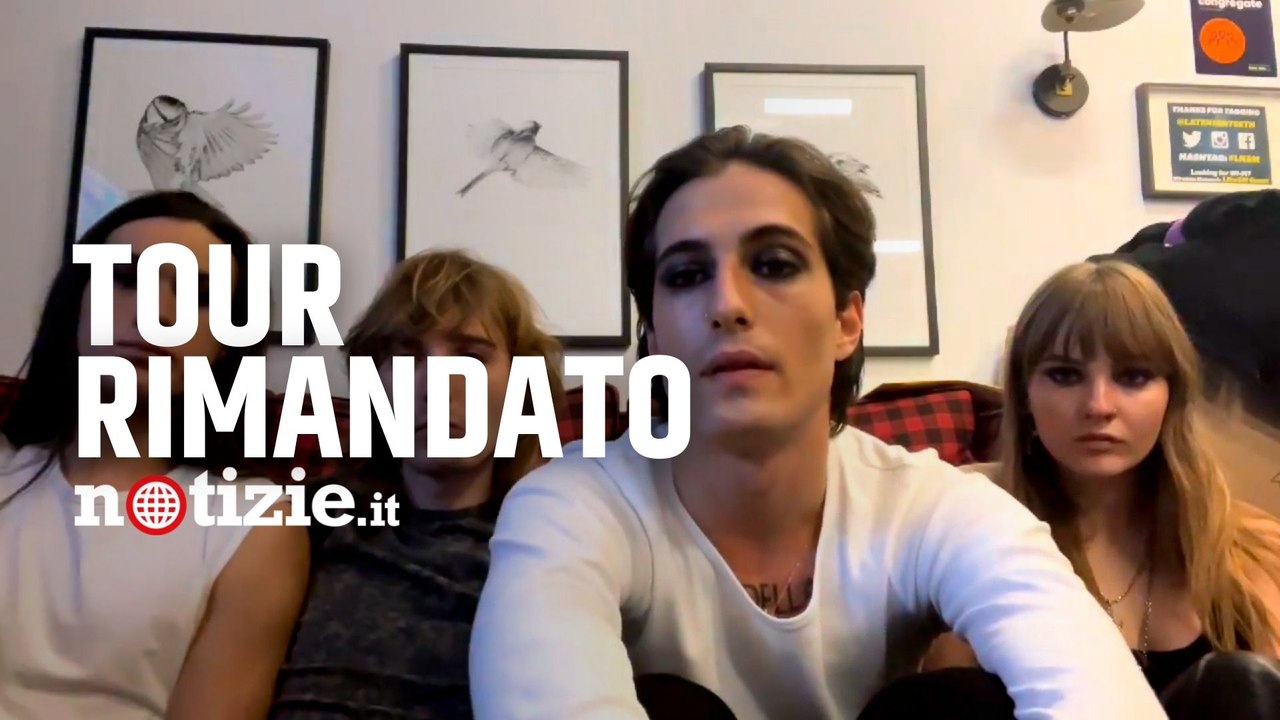 Måneskin, intero tour rimandato: addio alle date in Italia "Siamo davvero dispiaciuti"