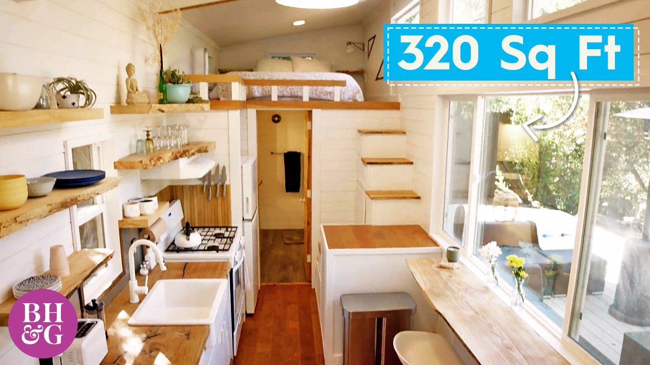Living in a 320 Sq Ft Tiny House | Tiny House Tour | Better Homes & Gardens
