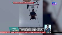 Kunyaring pagla-laptop ng lalaki habang nagpa-parasailing sa Boracay, pinusuan ng netizens | SONA