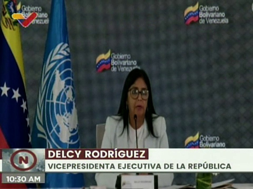 Vicepdta. Delcy Rodríguez: El gobierno de EE.UU. no puede pretender ser juez de nuestro sistema de DD.HH.