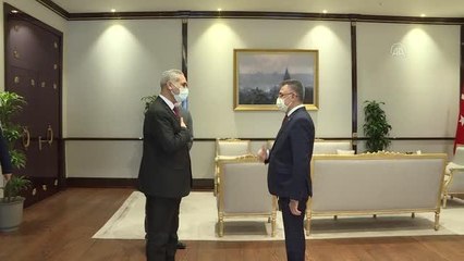 Cumhurbaşkanı Yardımcısı Oktay, Libya Büyükelçisi Elgelaib'i kabul etti