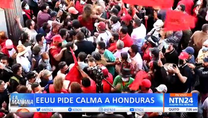 EEUU llamó a los hondureños a mantener la calma y participar en el diálogo